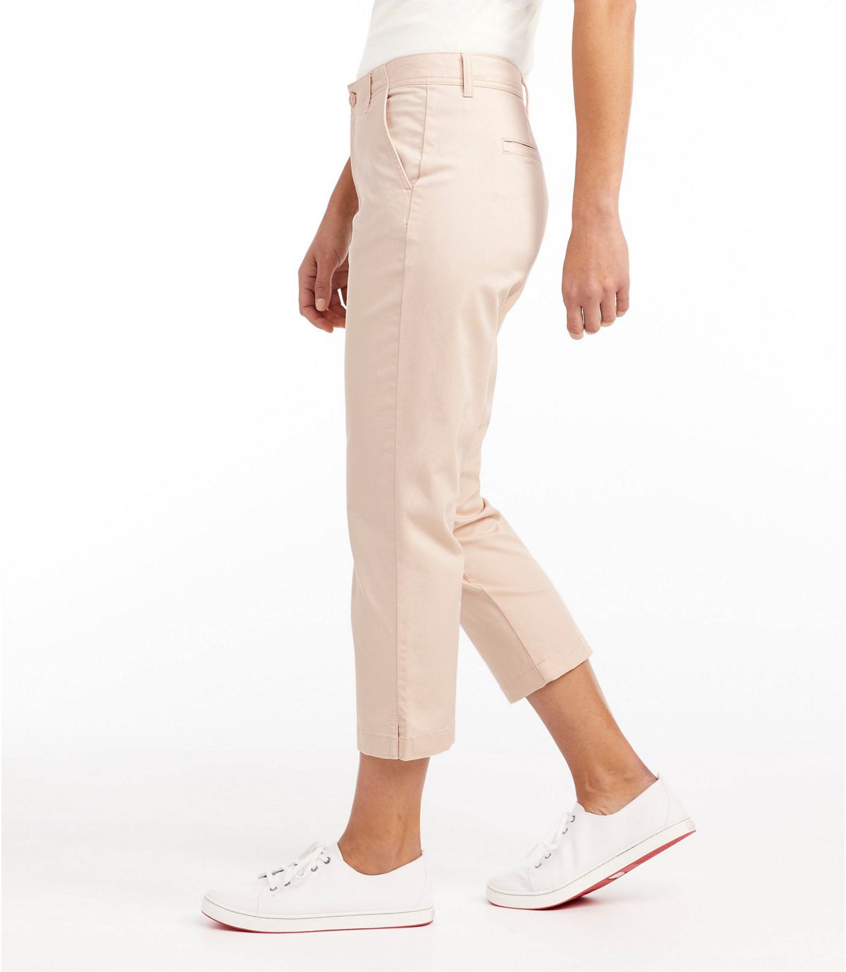 L.L.Bean Women's Lakewashed Chino Pants, Cropped