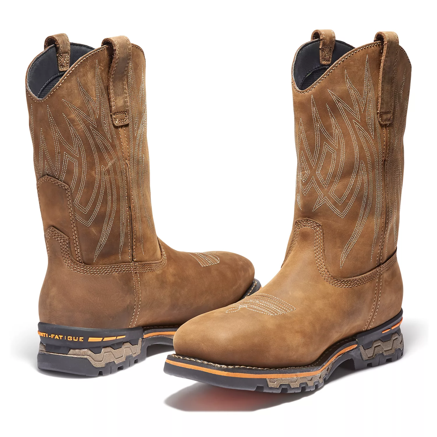 Men's Timberland PRO AG Boss Square Alloy Toe Pull-On Work Boots