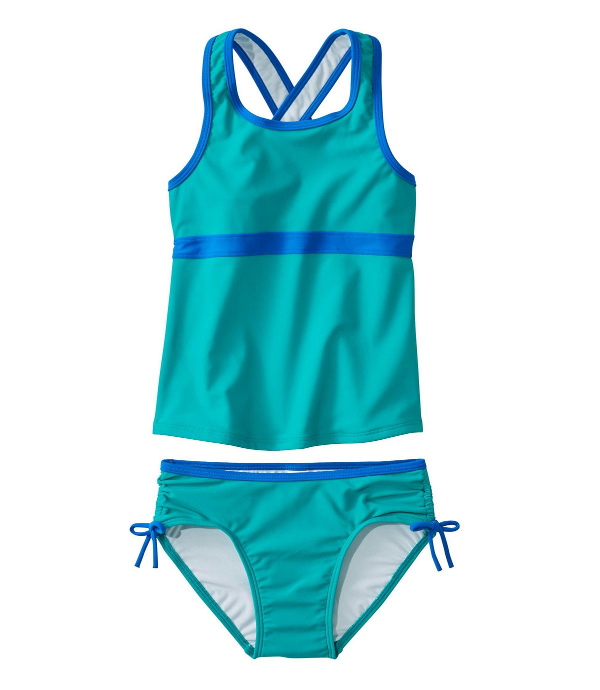 L.L.Bean Girls' Tide Surfer Swimsuit, Two-Piece