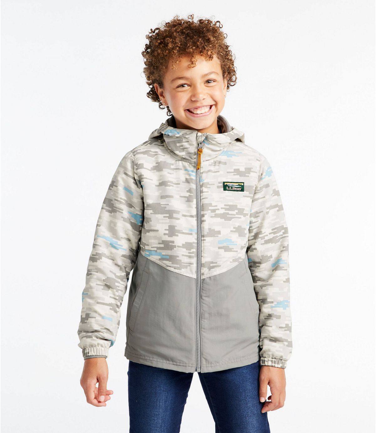 L.L.Bean Kids' Mountain Classic 3-in-1 Jacket, Print