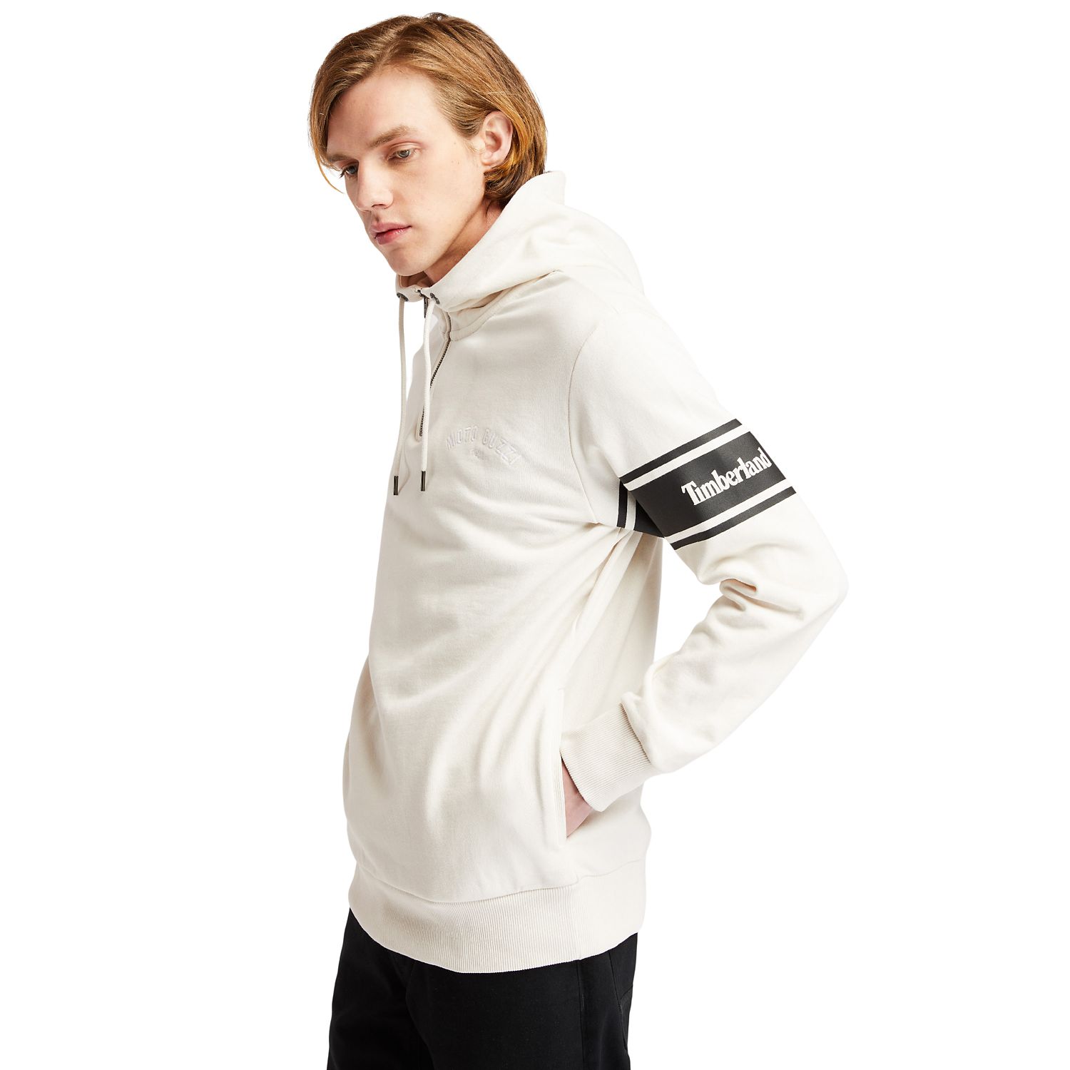 Men's Moto Guzzi x Timberland Half Zip Hoodie