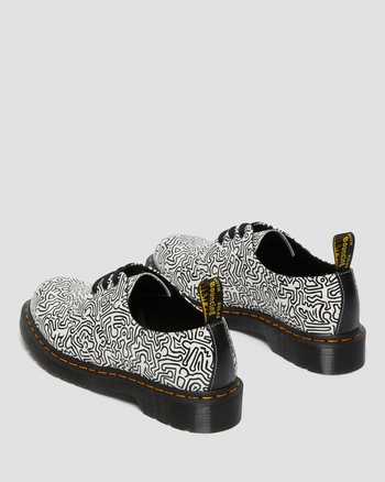 Keith Haring 1461 Printed Leather Oxford Shoes,MEN'S ORIGINALS BOOTS,no.593