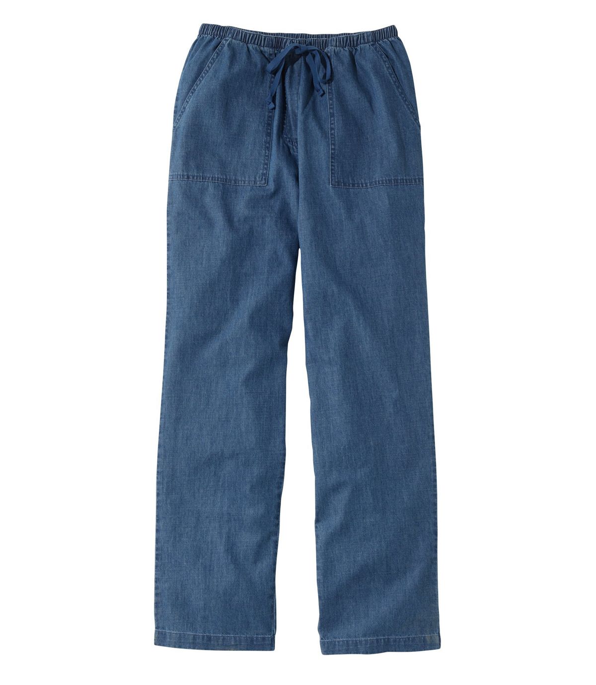 L.L.Bean Women's Original Sunwashed Pants, Denim
