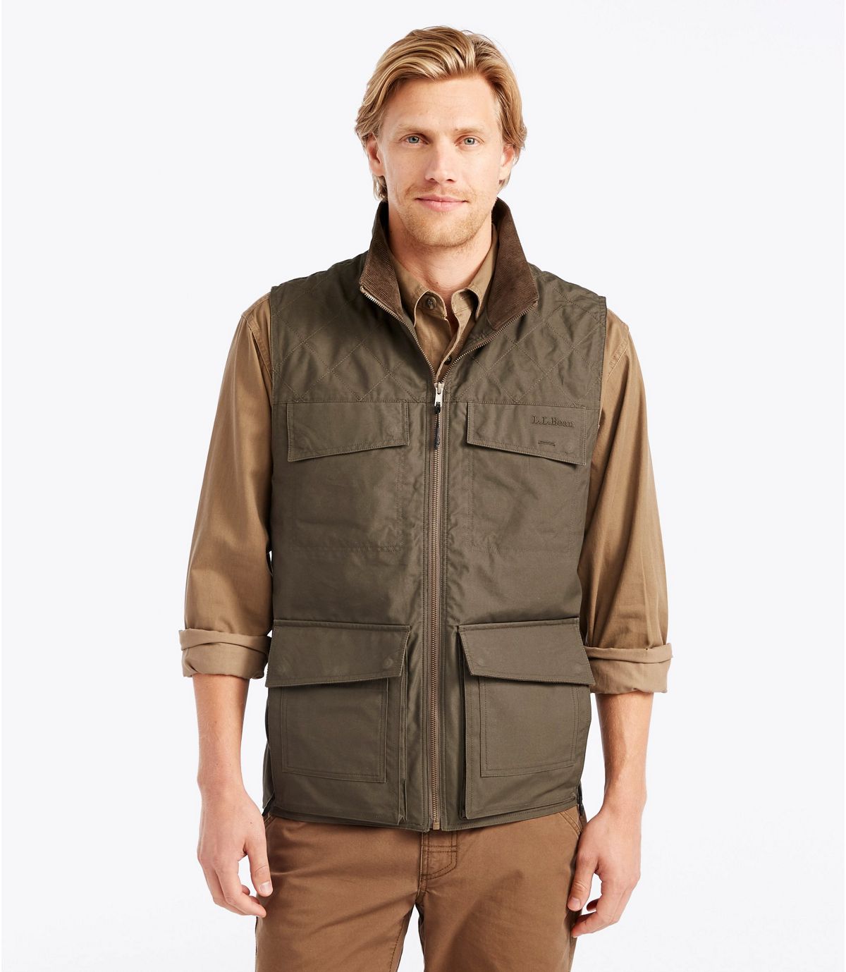 L.L.Bean Men's Traveler's TEKCotton Vest