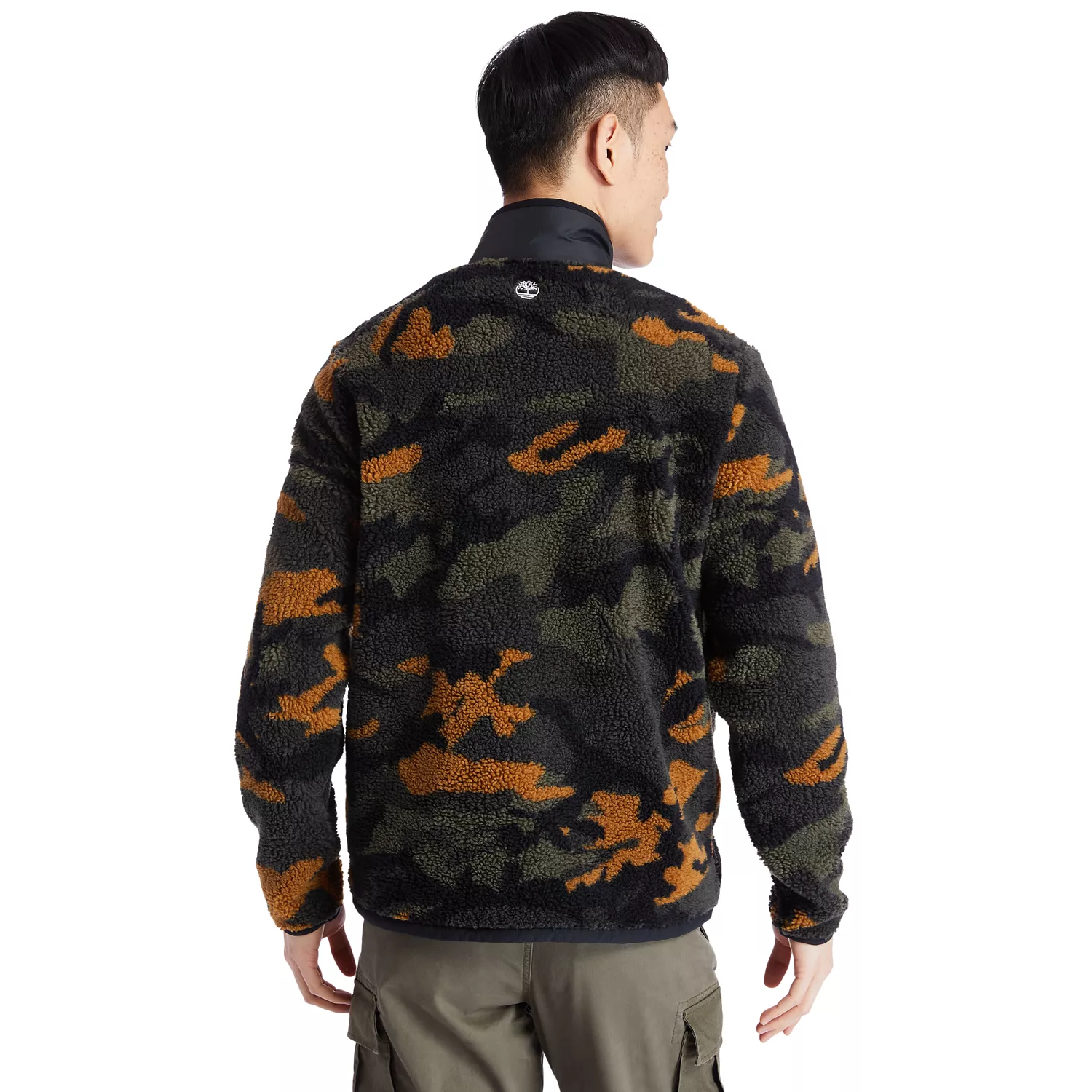 Men's Camo Recycled Fleece Jacket