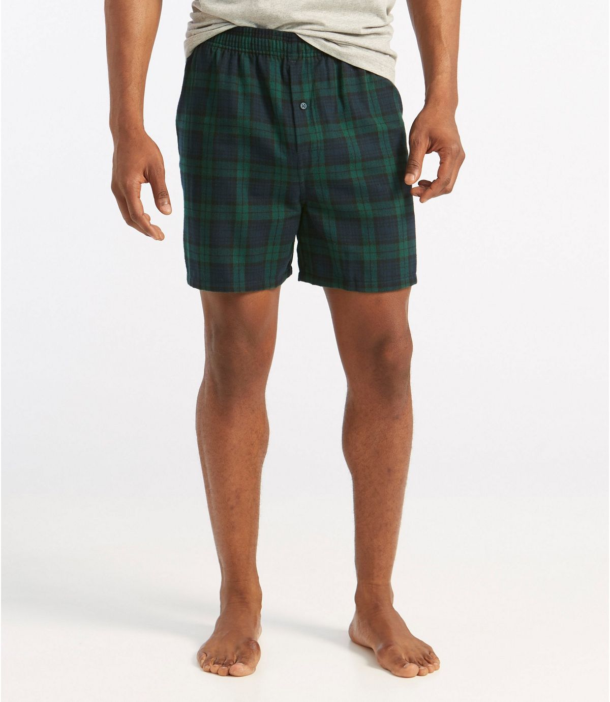 L.L.Bean Men's Scotch Plaid Flannel Boxers
