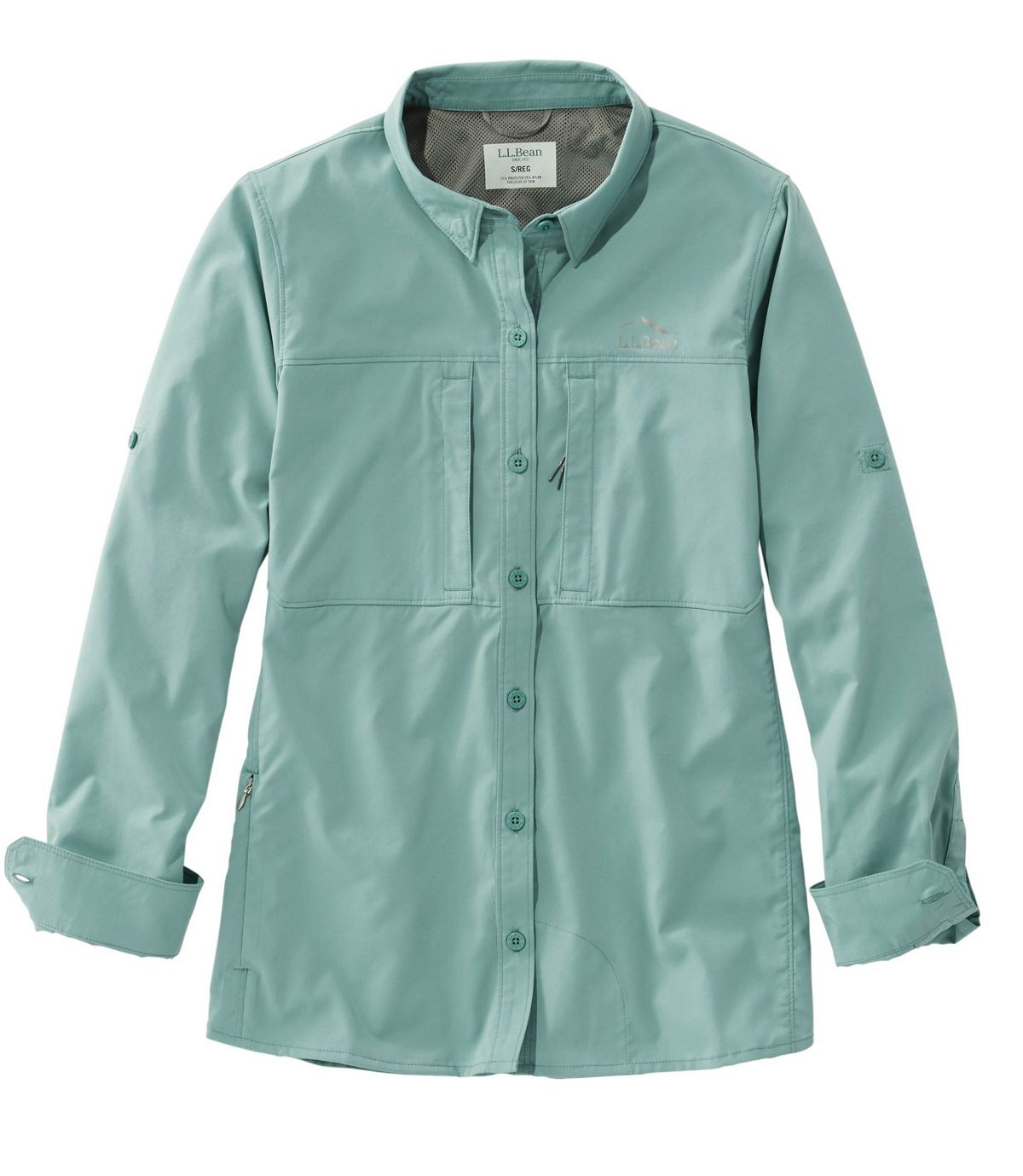 L.L.Bean Women's Tropicwear Pro Stretch Shirt, Long-Sleeve