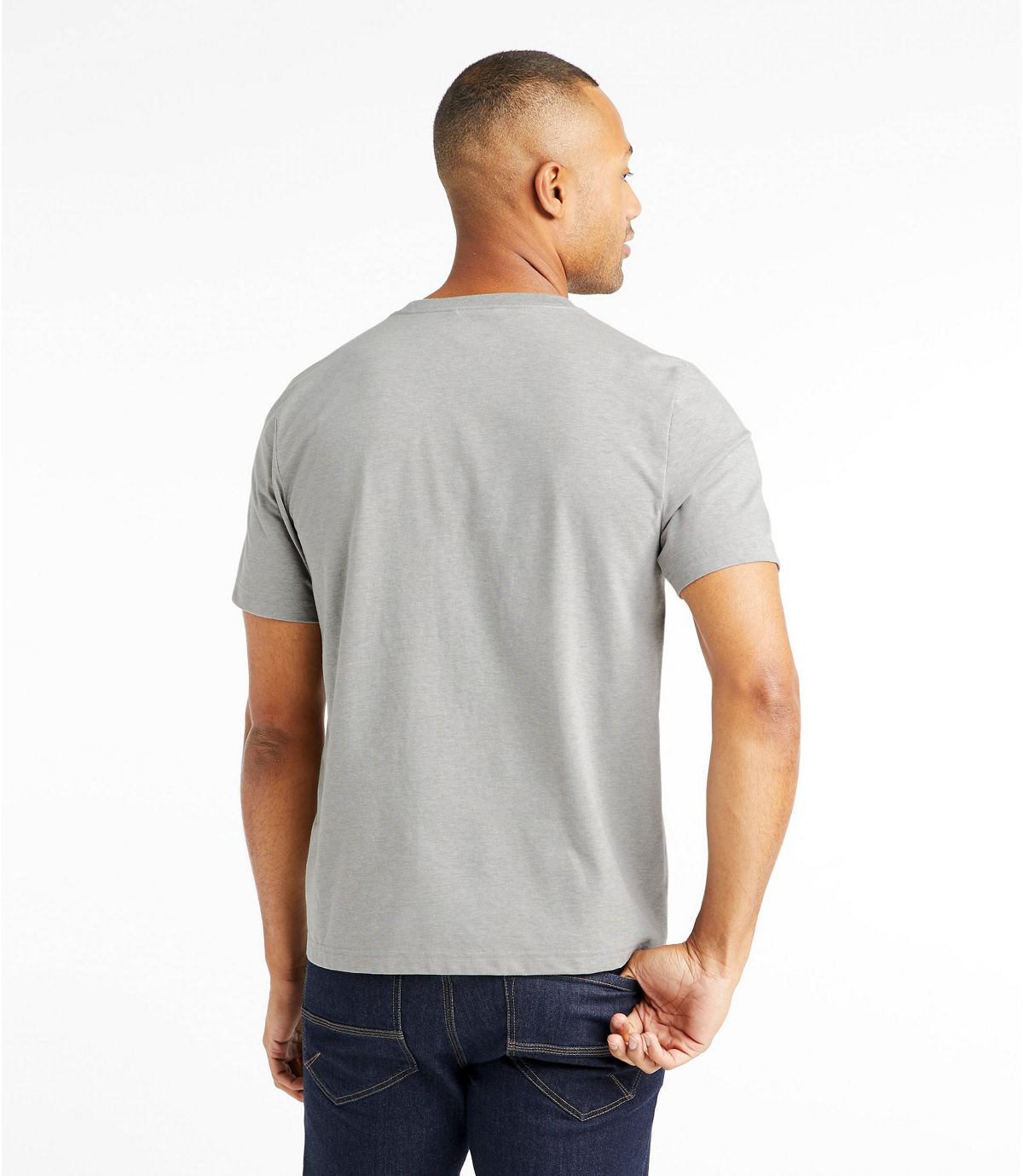 L.L.Bean Men's Bean's Performance Pocket Tee Short Sleeve