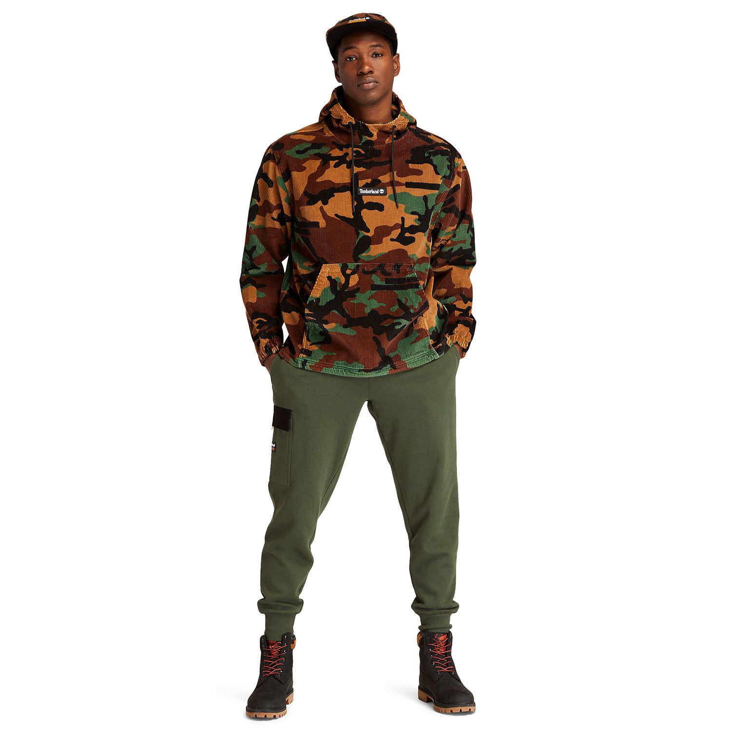 Men's Camo Corduroy Hoodie