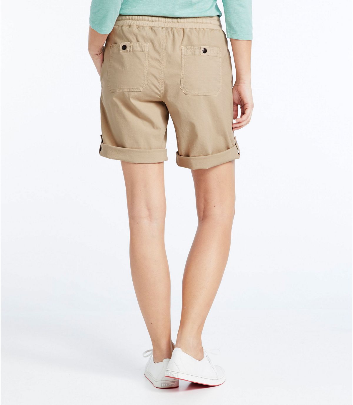 L.L.Bean Women's Stretch Ripstop Pull-On Shorts