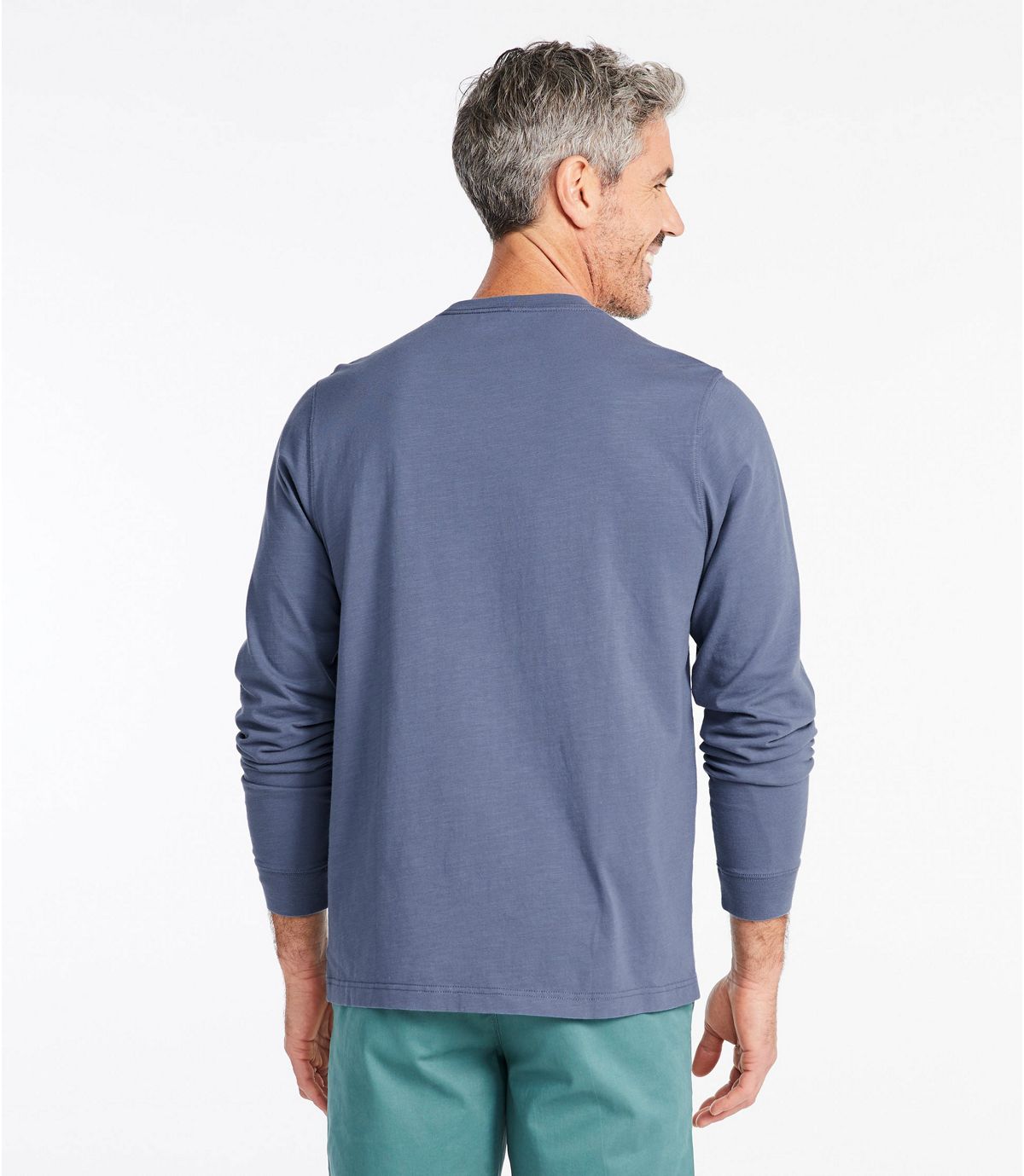 L.L.Bean Lakewashed® Organic Cotton Tee, Long-Sleeve
