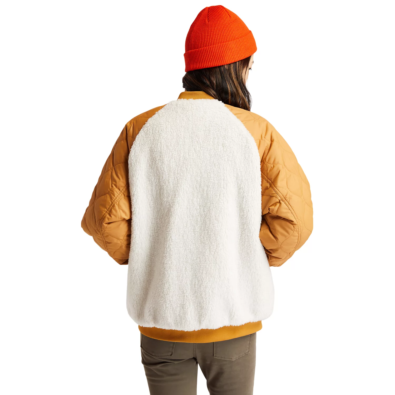 Women's Reversible Fleece Quilted Bomber