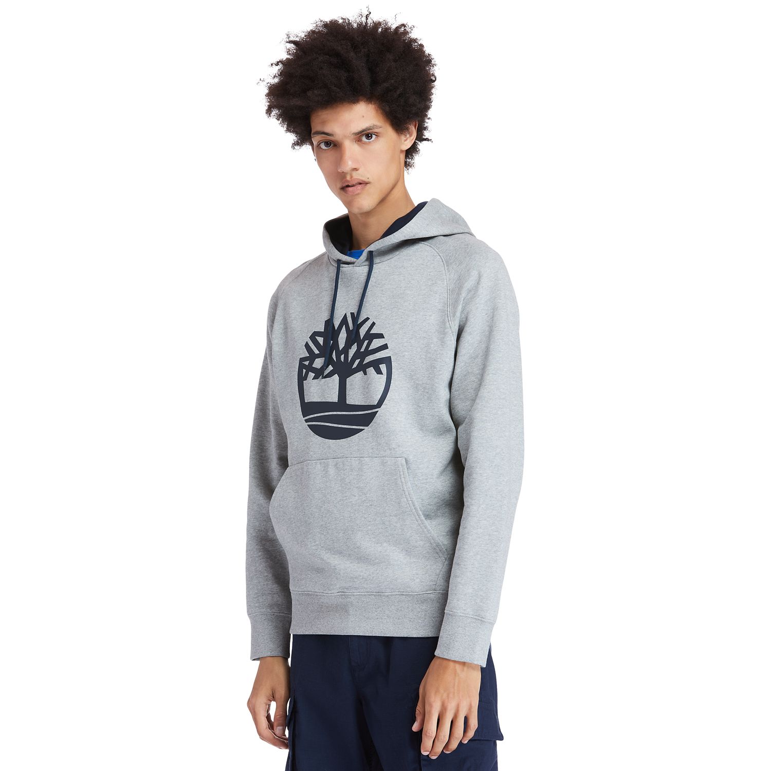 Men's Timberland Heritage Logo Hoodie Sweatshirt