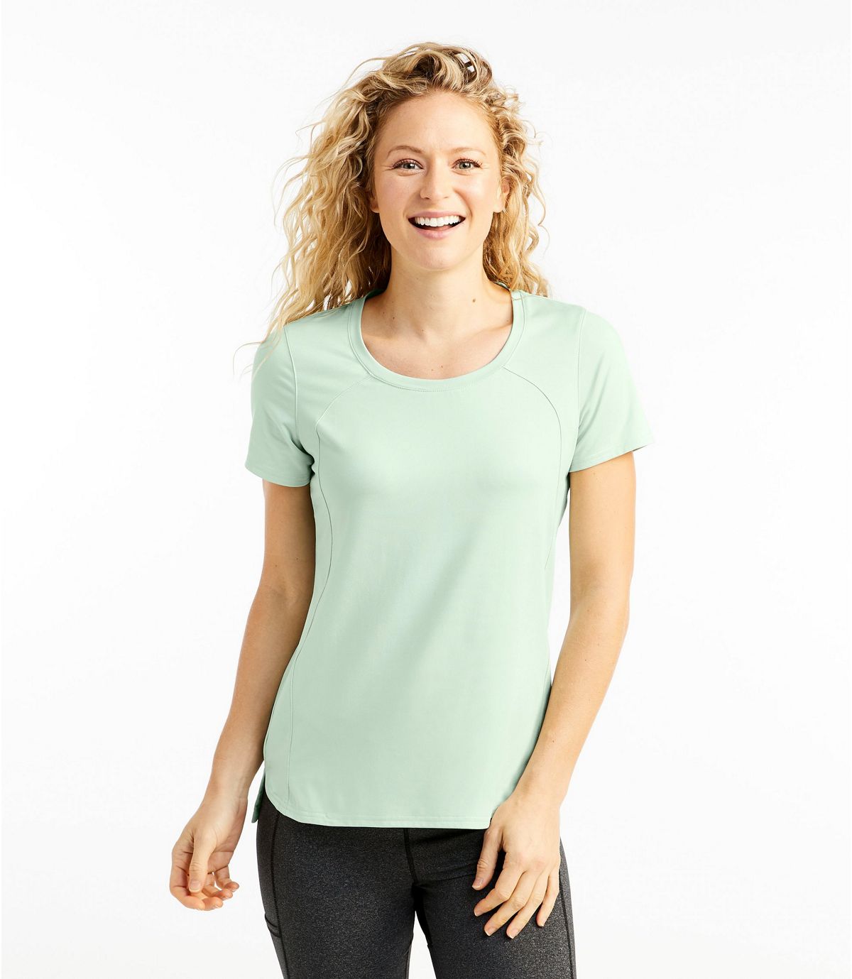 L.L.Bean Women's All-Day Active UPF Tee, Short-Sleeve