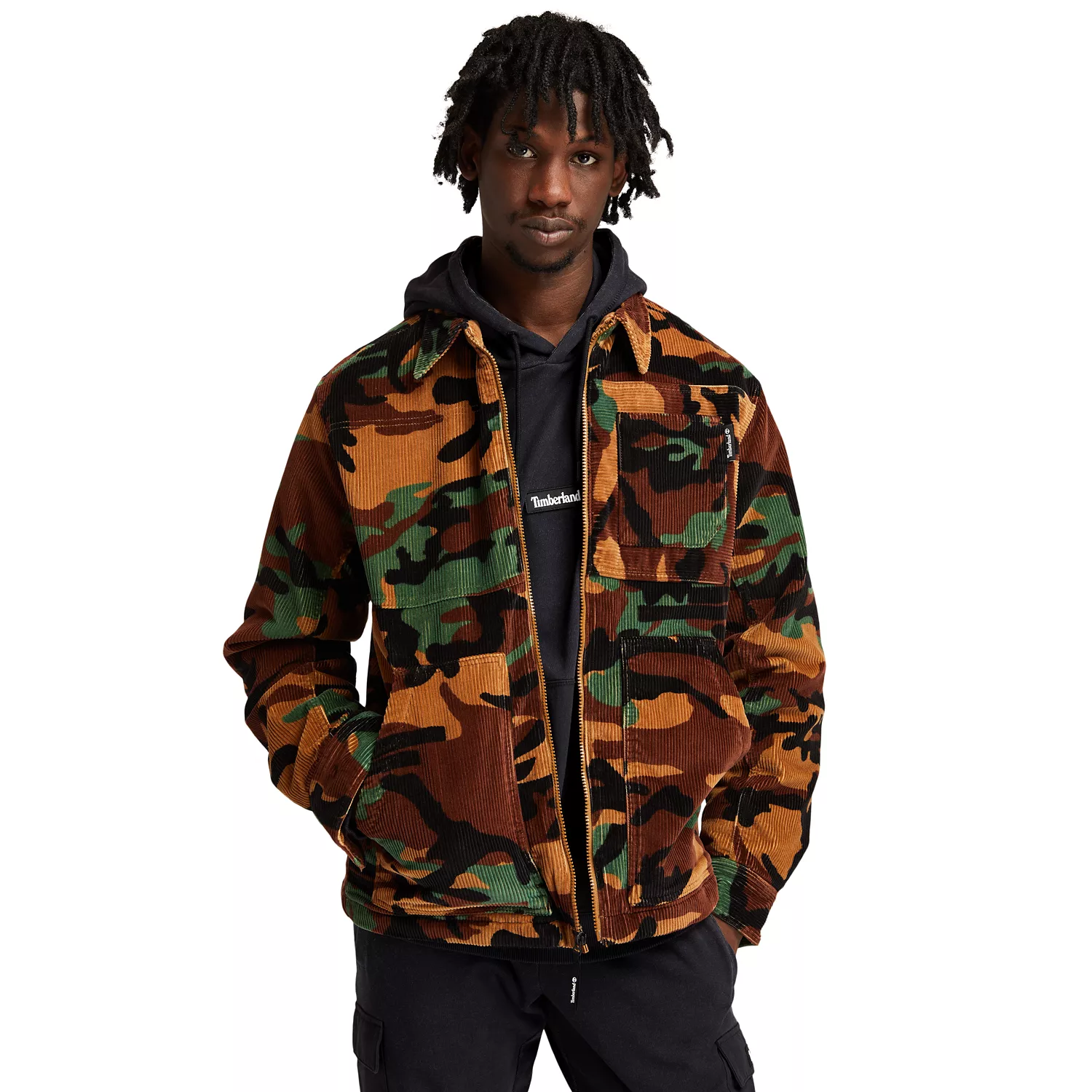 Men's Camo Corduroy Chore Jacket