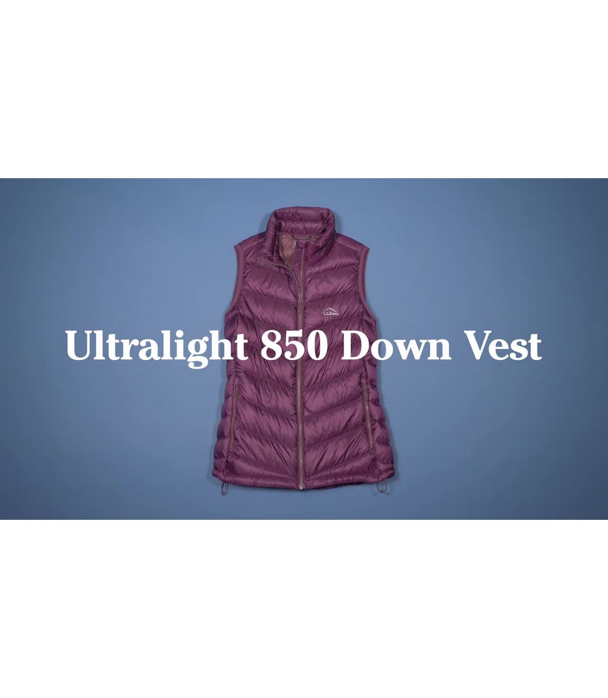 L.L.Bean Women's Ultralight 850 Down Vest