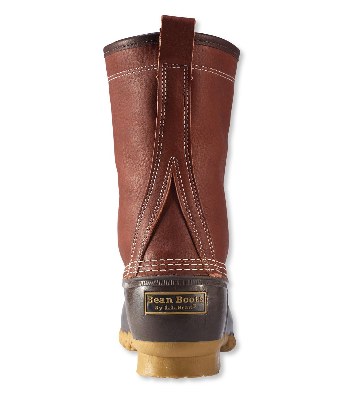 L.L.Bean Bean Boots by L.L.Bean®, 10" Tumbled-Leather Shearling-Lined