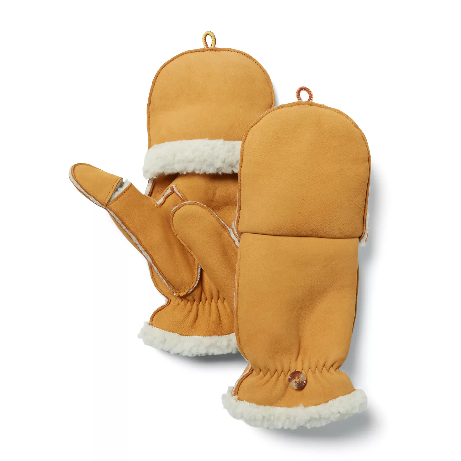 Women's Fleece-Lined Leather Mittens
