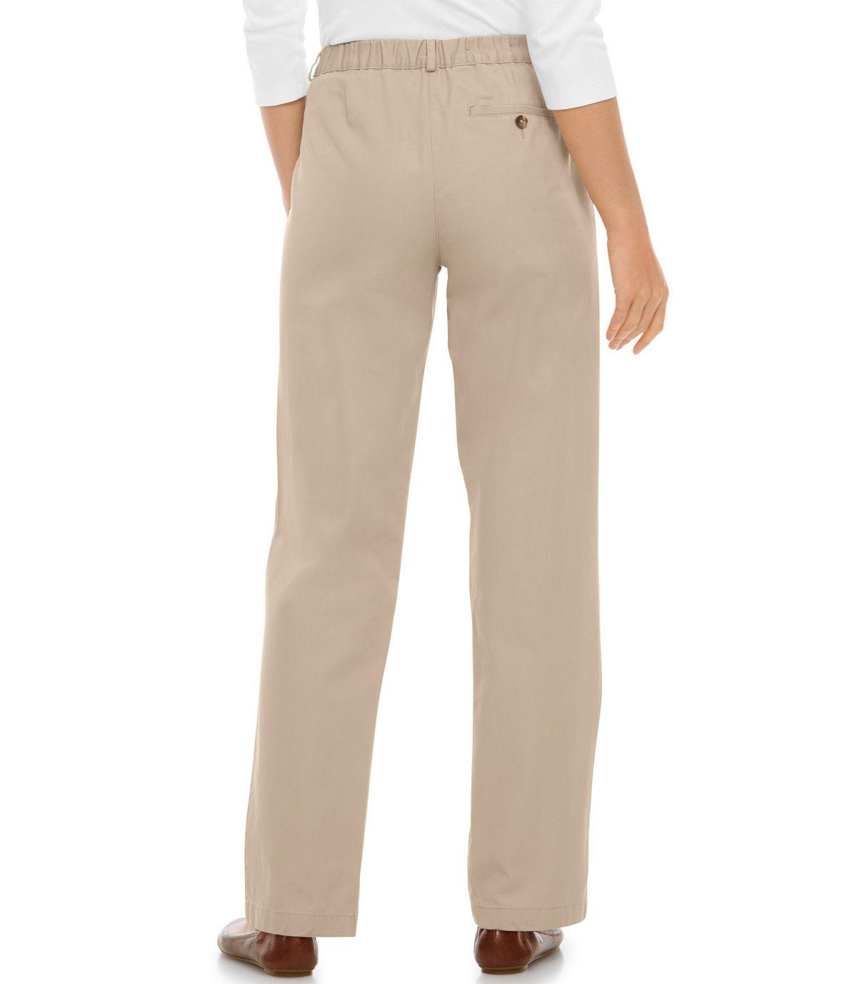 L.L.Bean Women's Wrinkle-Free Bayside Pants, Original Fit Comfort Waist