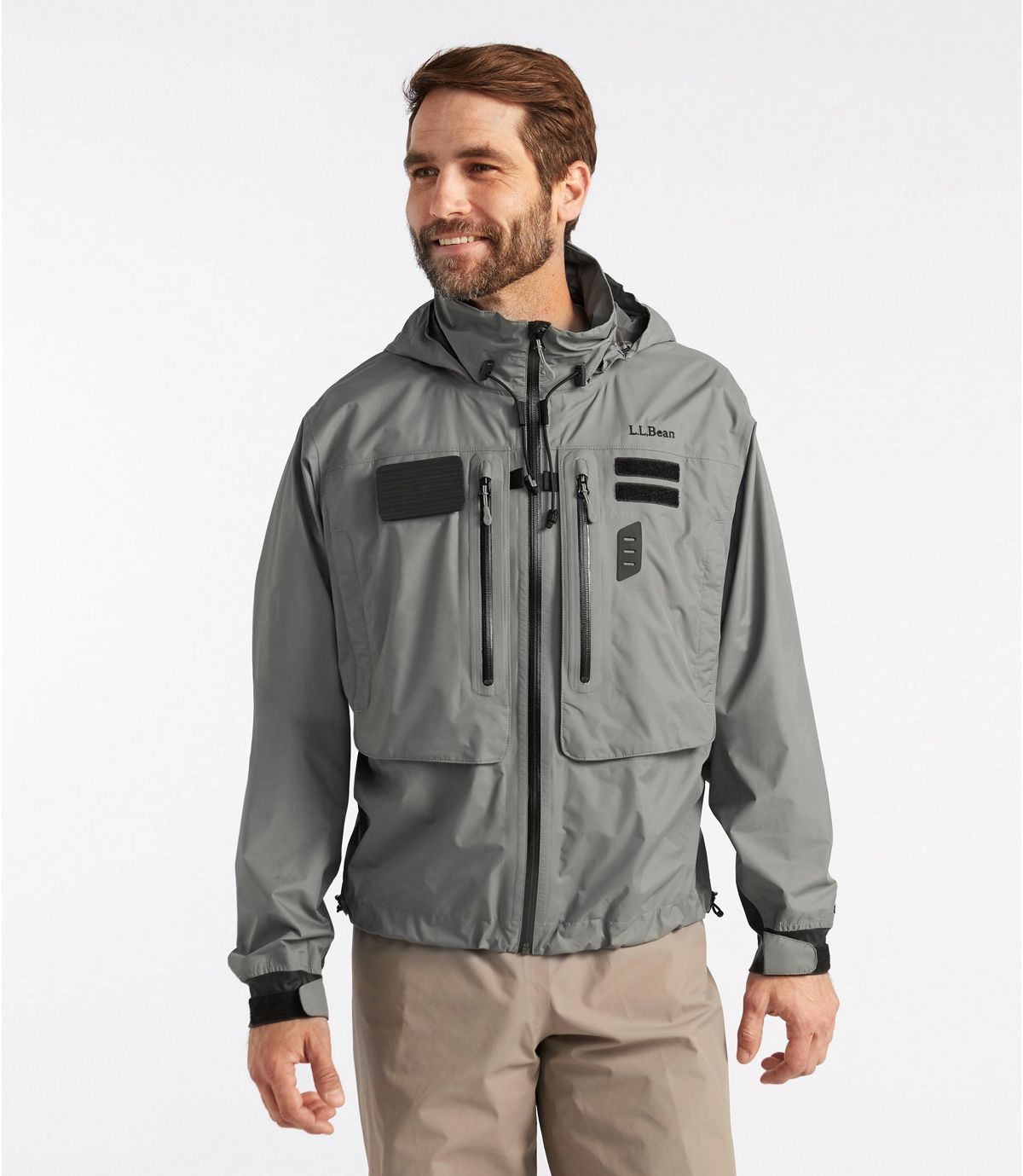 L.L.Bean Men's Gore-Tex PacLite Stowaway Wading Jacket