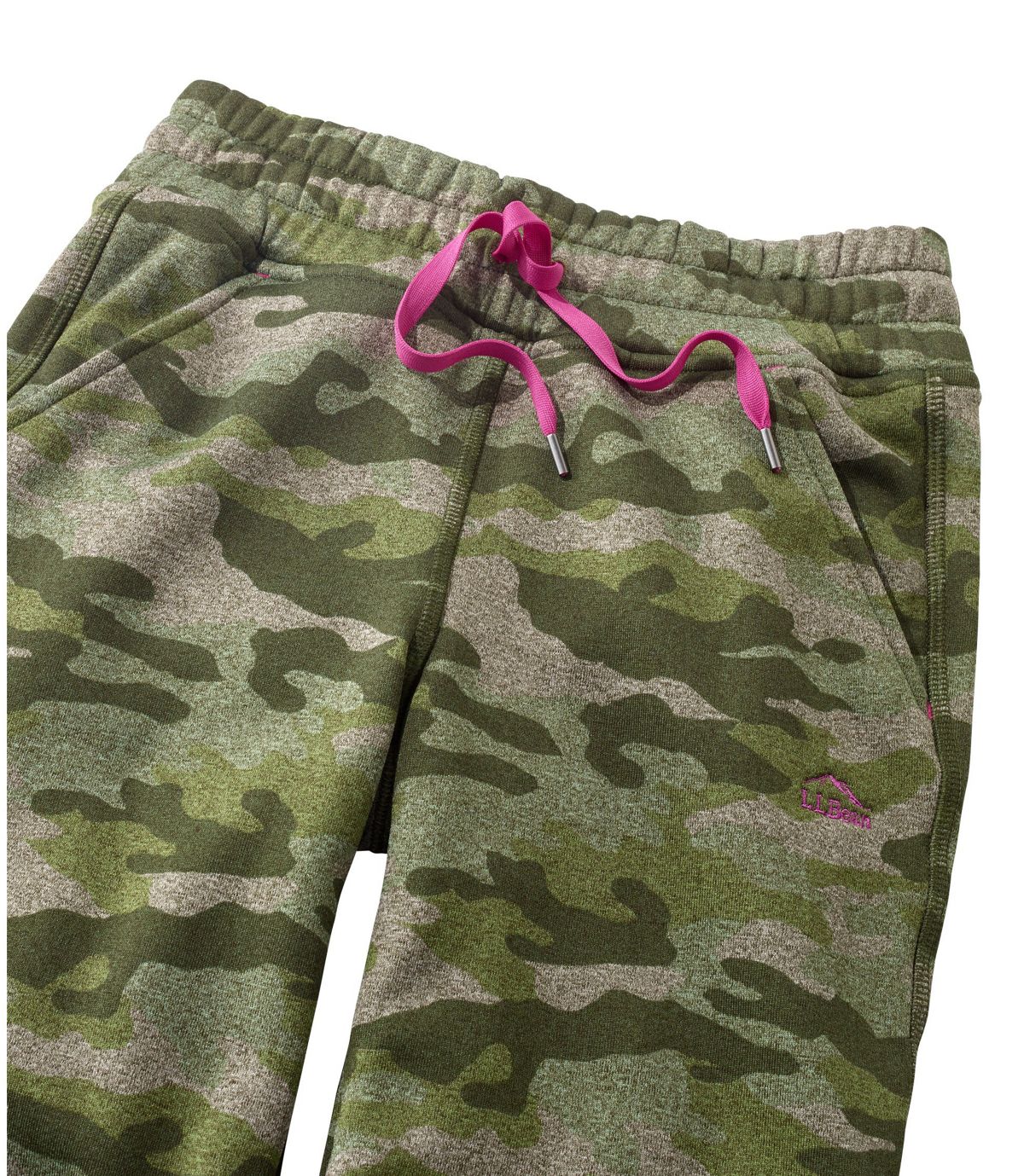 L.L.Bean Girls' Mountain Fleece Pants, Print