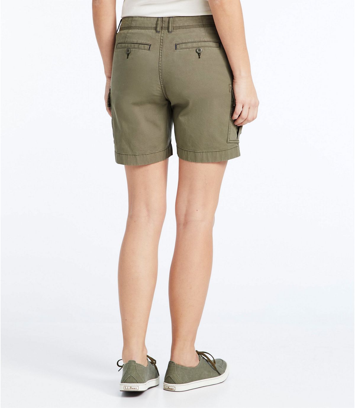 L.L.Bean Women's Stretch Canvas Cargo Shorts