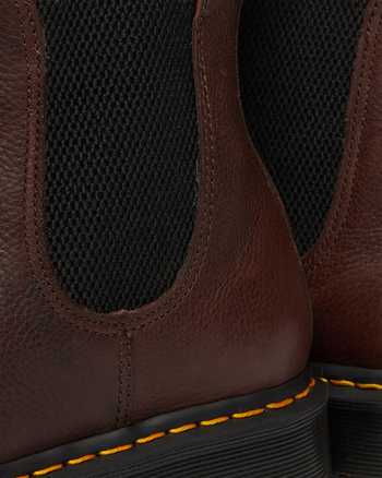 2976 Faux Fur Lined Chelsea Boots,MEN'S WINTER BOOTS,no.420