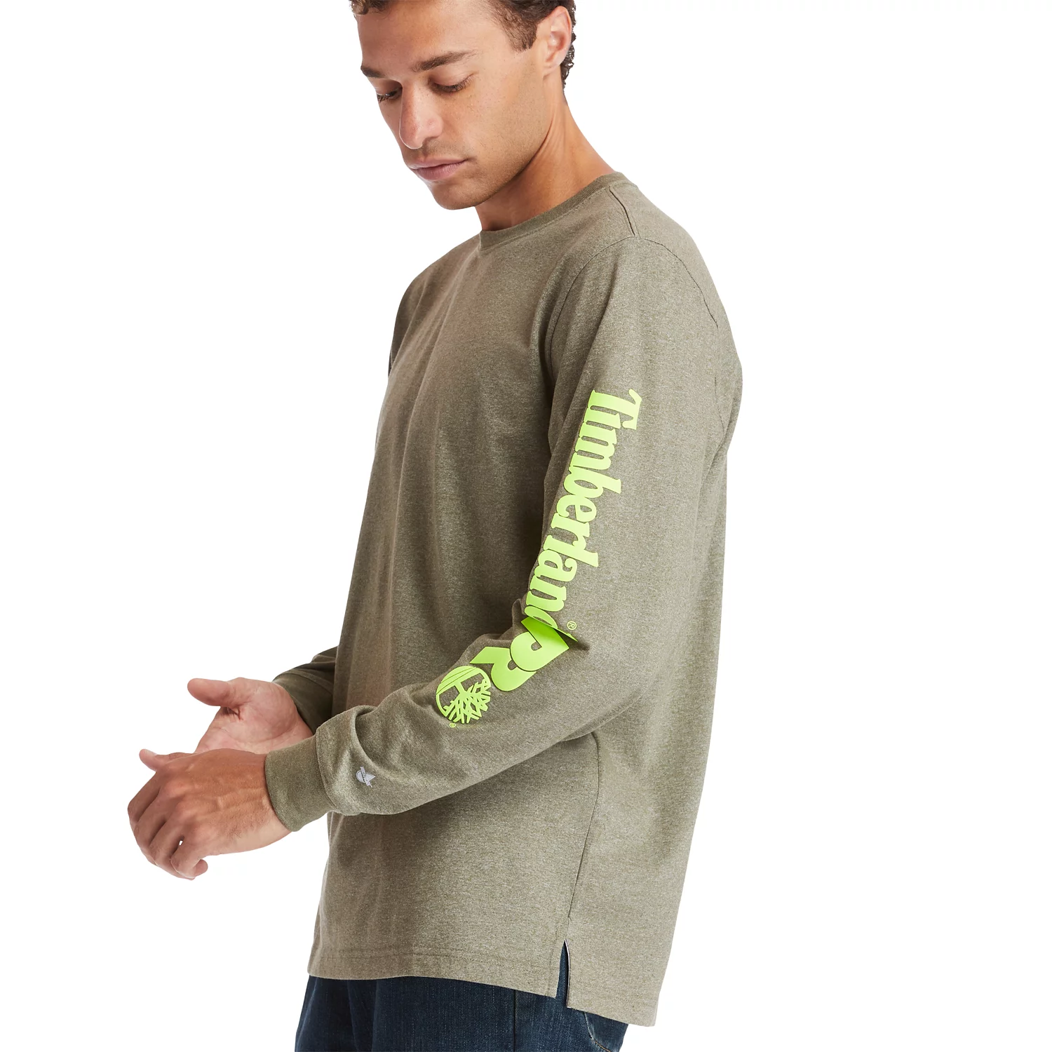 Men's Big & Tall Timberland PRO Base Plate Long-Sleeve Wicking T-Shirt