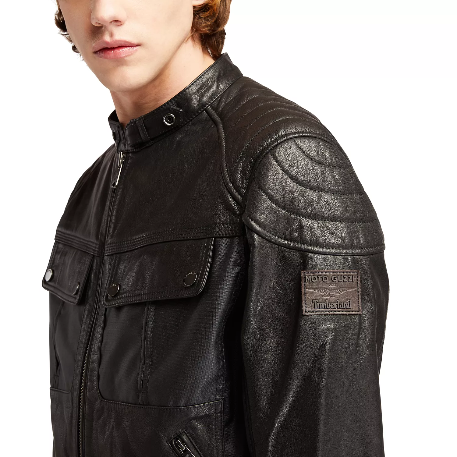 Men's Moto Guzzi x TimberlandLeather Jacket