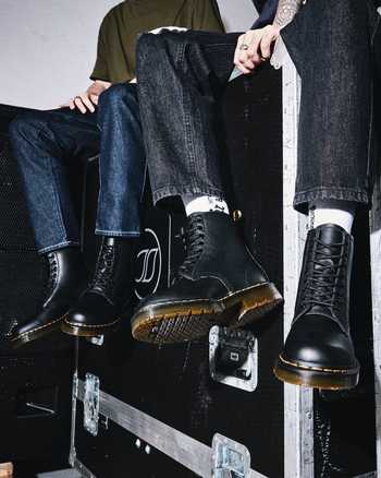 1460 Slip Resistant Leather Lace Up Boots,MEN'S WORK BOOTS,no.384