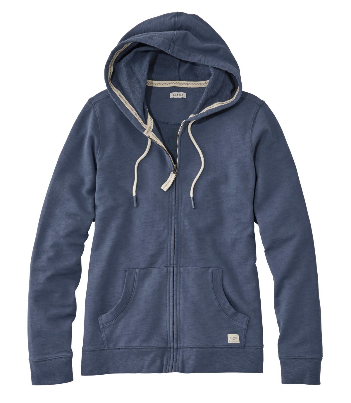 L.L.Bean Women's Organic Cotton Hooded Sweatshirt, Long-Sleeve