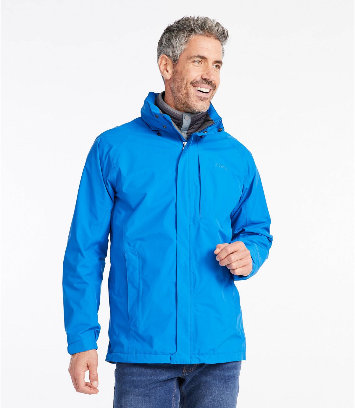 L.L.Bean Men's Stowaway Rain Jacket with Gore-Tex