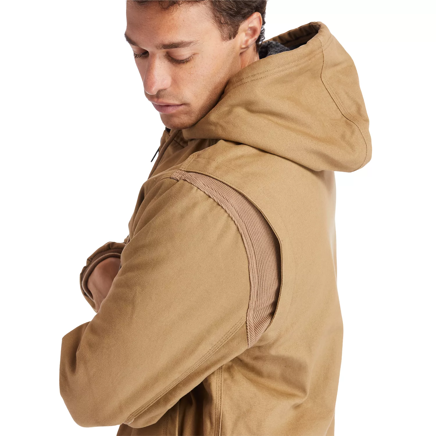 Men's Big & Tall Timberland PRO Gritman Lined Canvas Hooded Jacket