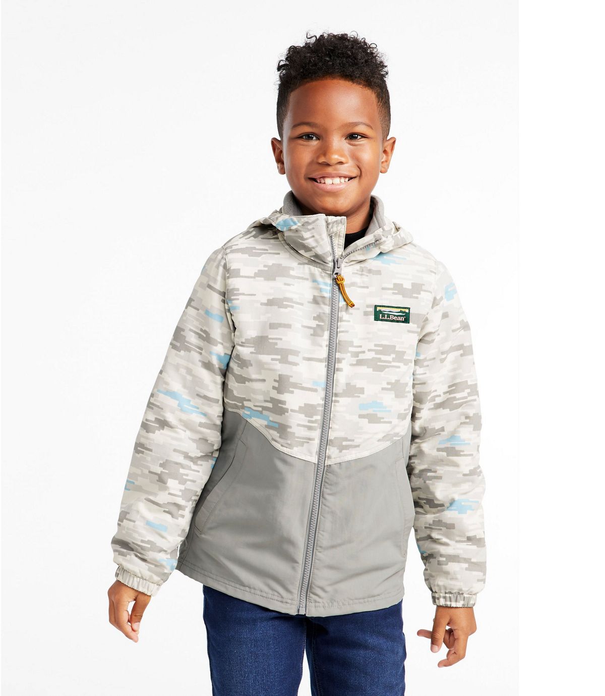 L.L.Bean Kids' Mountain Classic 3-in-1 Jacket, Print