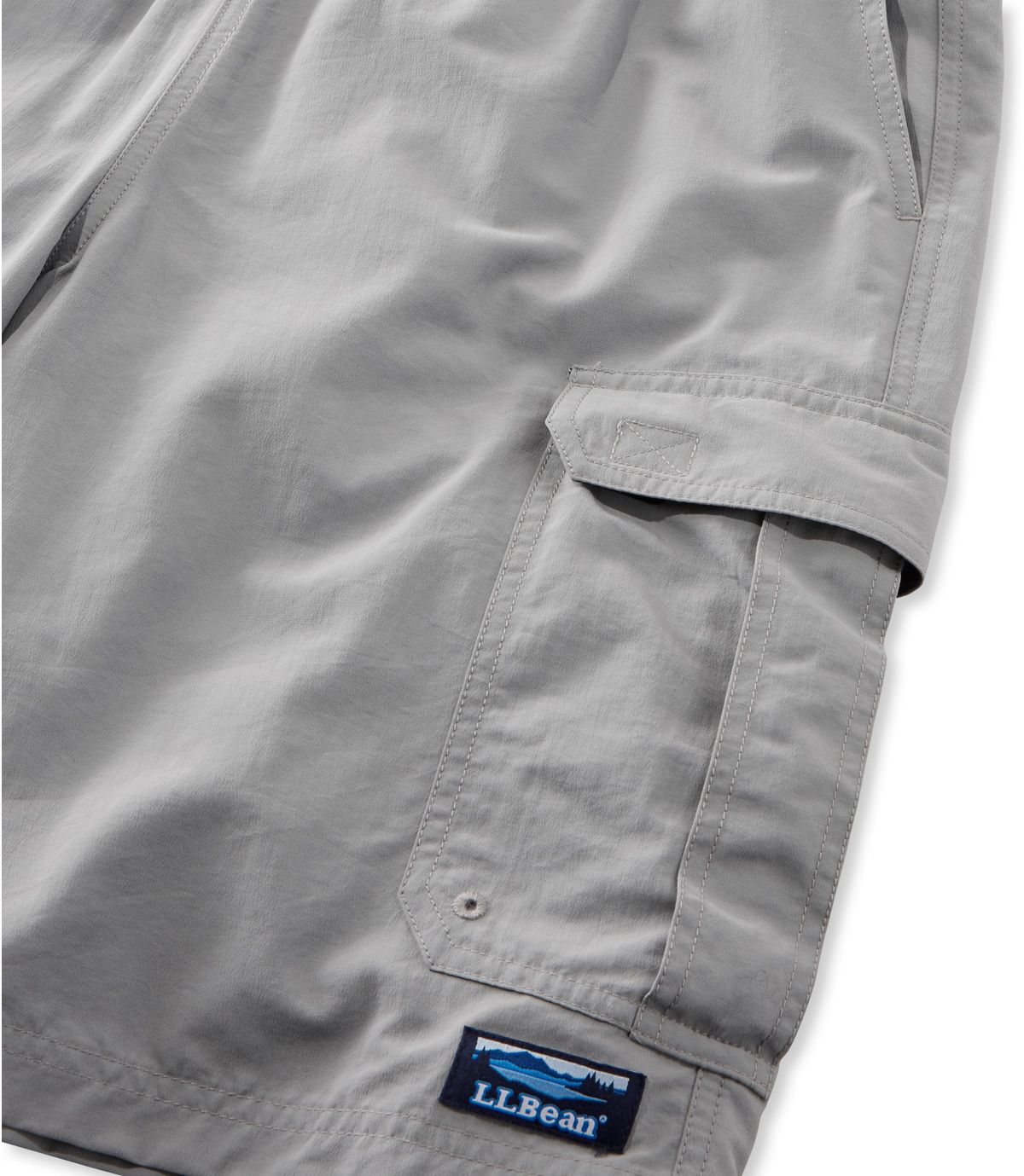 L.L.Bean Men's Classic Supplex Sport Shorts, Cargo 10"