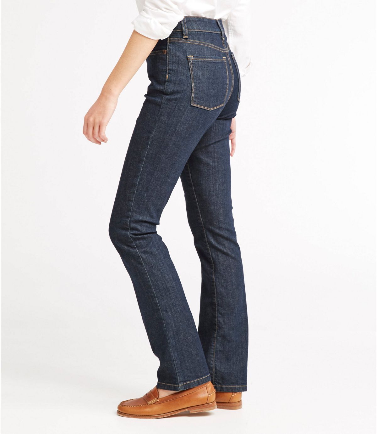 L.L.Bean Women's True Shape Jeans, Classic Kick Boot