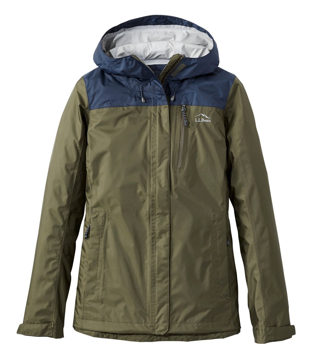 L.L.Bean Women's Trail Model Rain Jacket, Colorblock