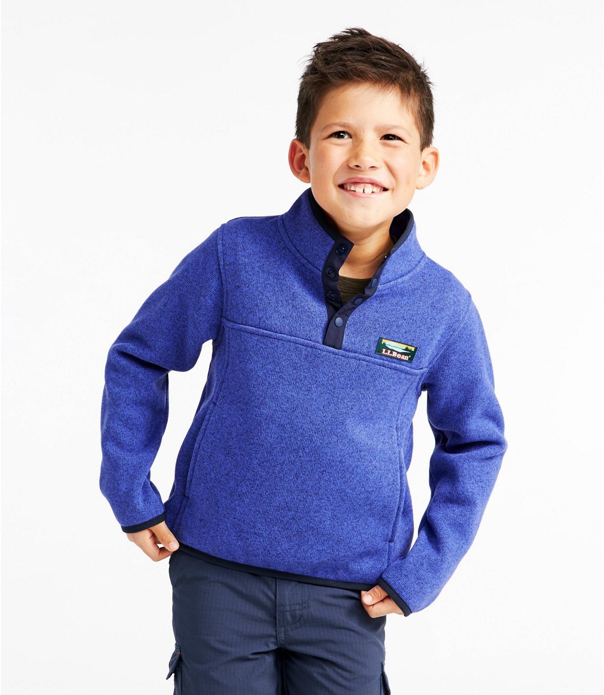 L.L.Bean Kids' L.L.Bean Sweater Fleece, Pullover