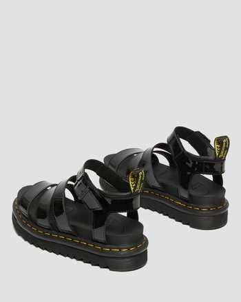 Blaire Women's Patent Leather Gladiator Sandals,WOMEN'S PLATFORMS,no.99