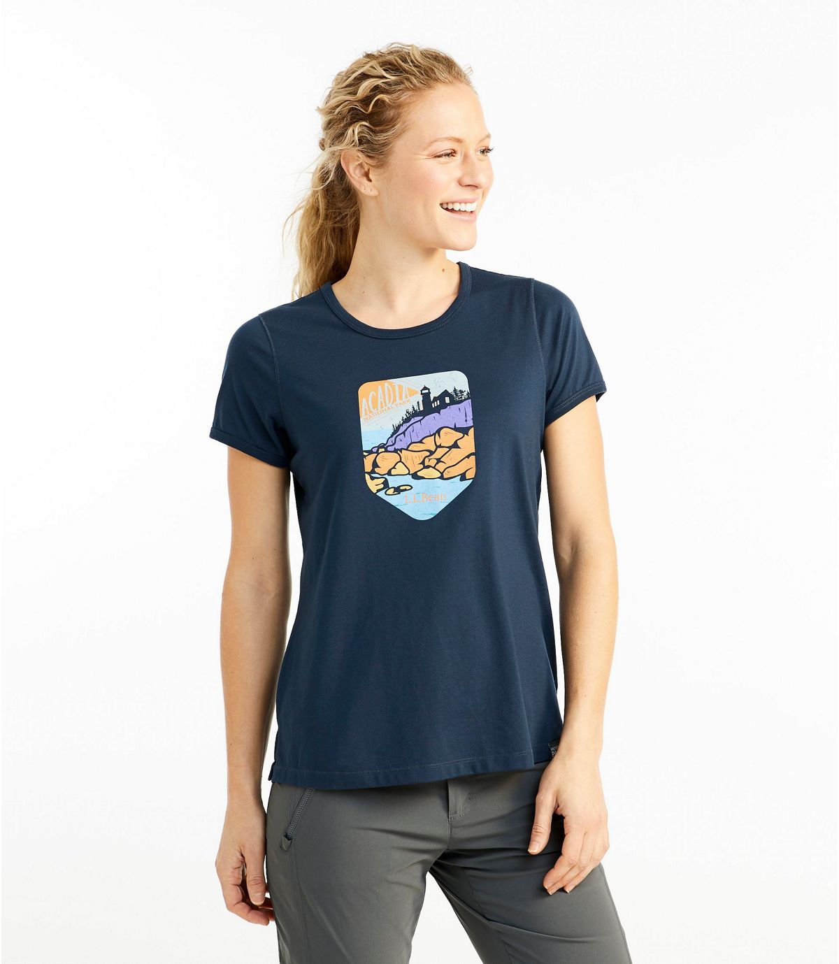 L.L.Bean Women's L.L.Bean Graphic T-Shirt, Short-Sleeve