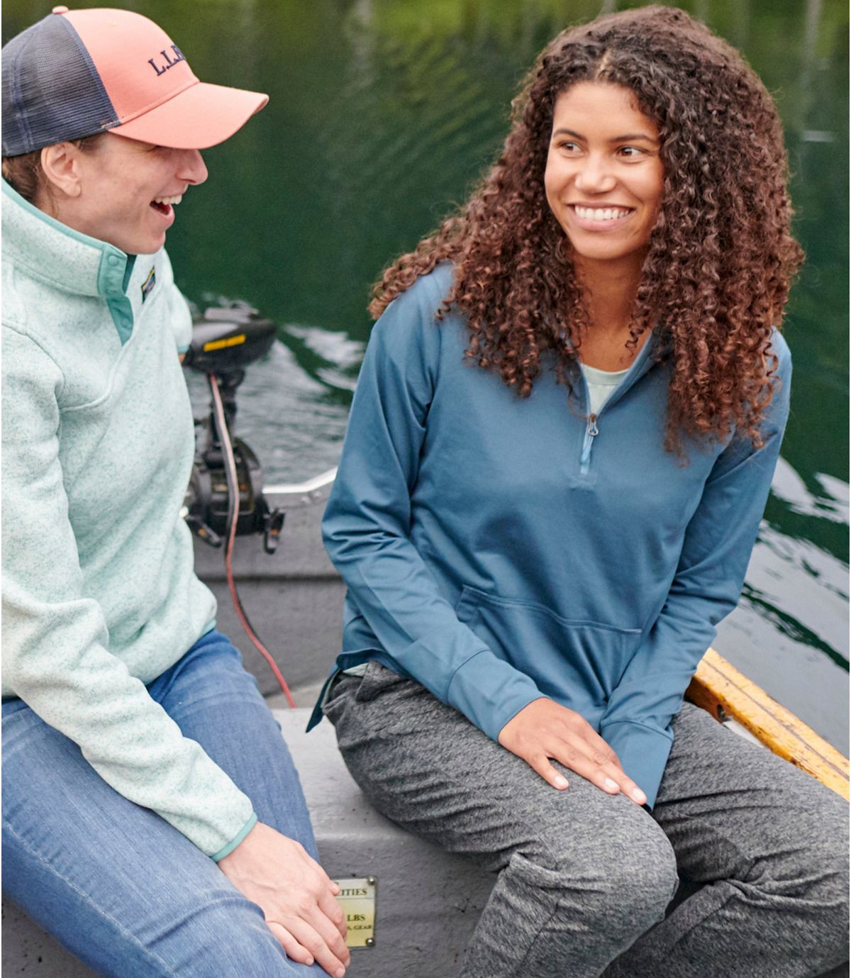 L.L.Bean All-Day Active UPF Quarter-Zip Hoodie