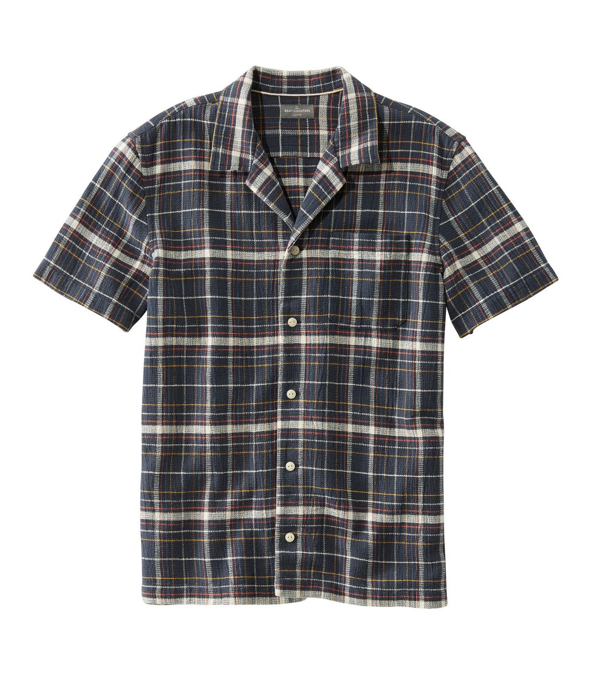 L.L.Bean Men's Signature Cool Weave Camp Shirt
