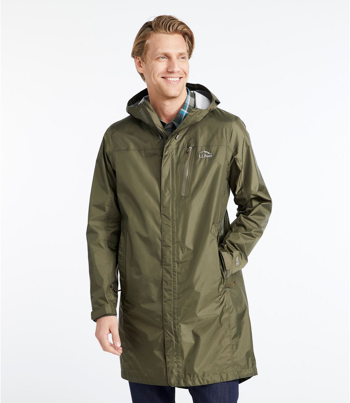 L.L.Bean Men's Trail Model Rain Coat