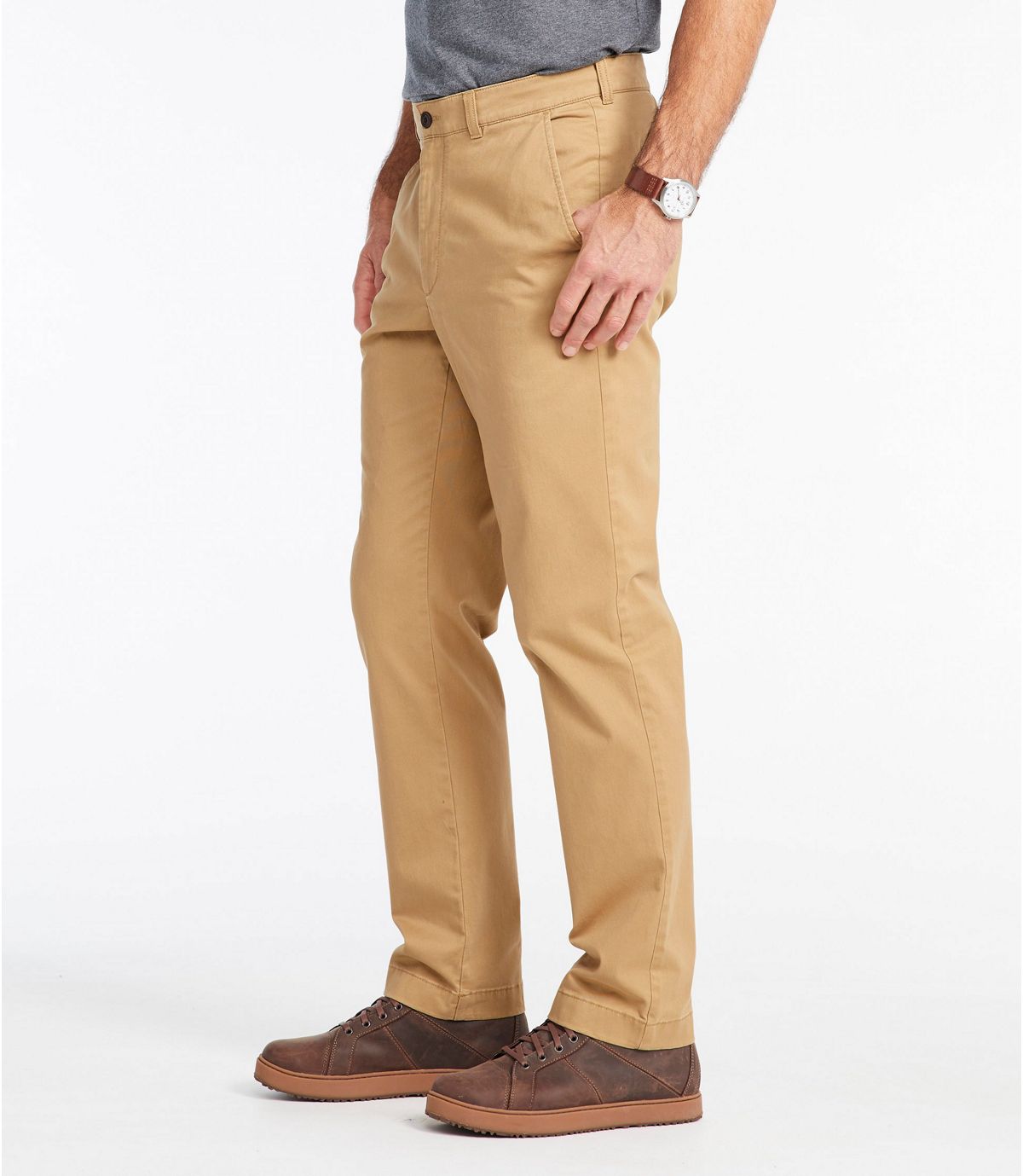 L.L.Bean Men's Lakewashed® Stretch Khakis, Classic Fit