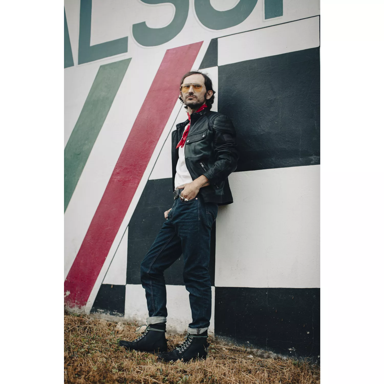 Men's Moto Guzzi x TimberlandLeather Jacket