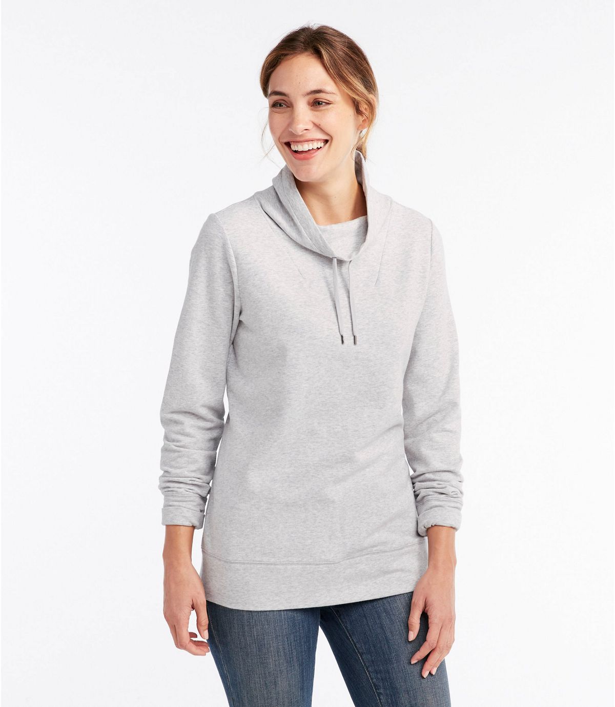 L.L.Bean Women's Ultrasoft Sweats, Funnelneck Pullover