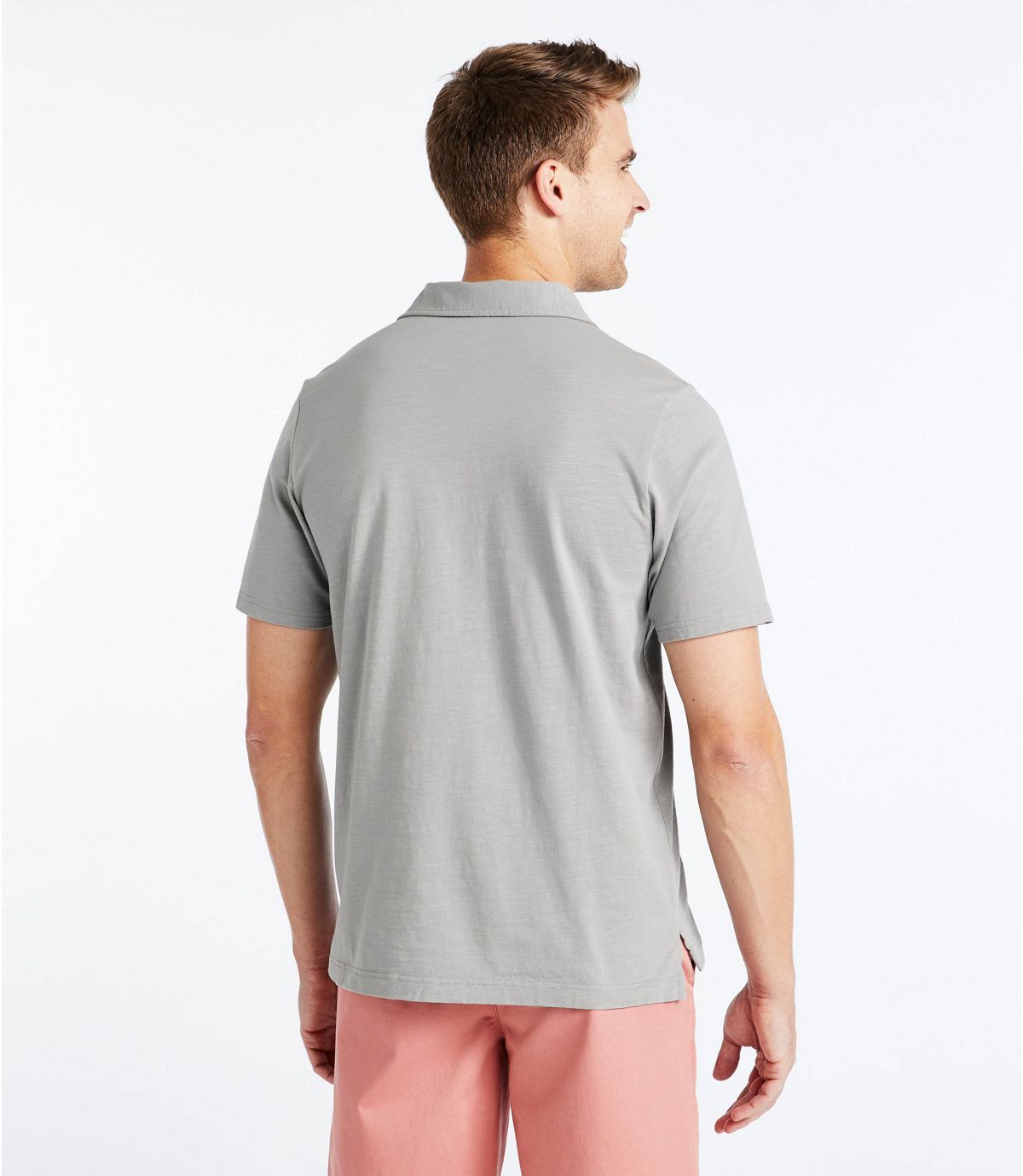 L.L.Bean Men's Lakewashed® Organic Cotton Polo, Short-Sleeve