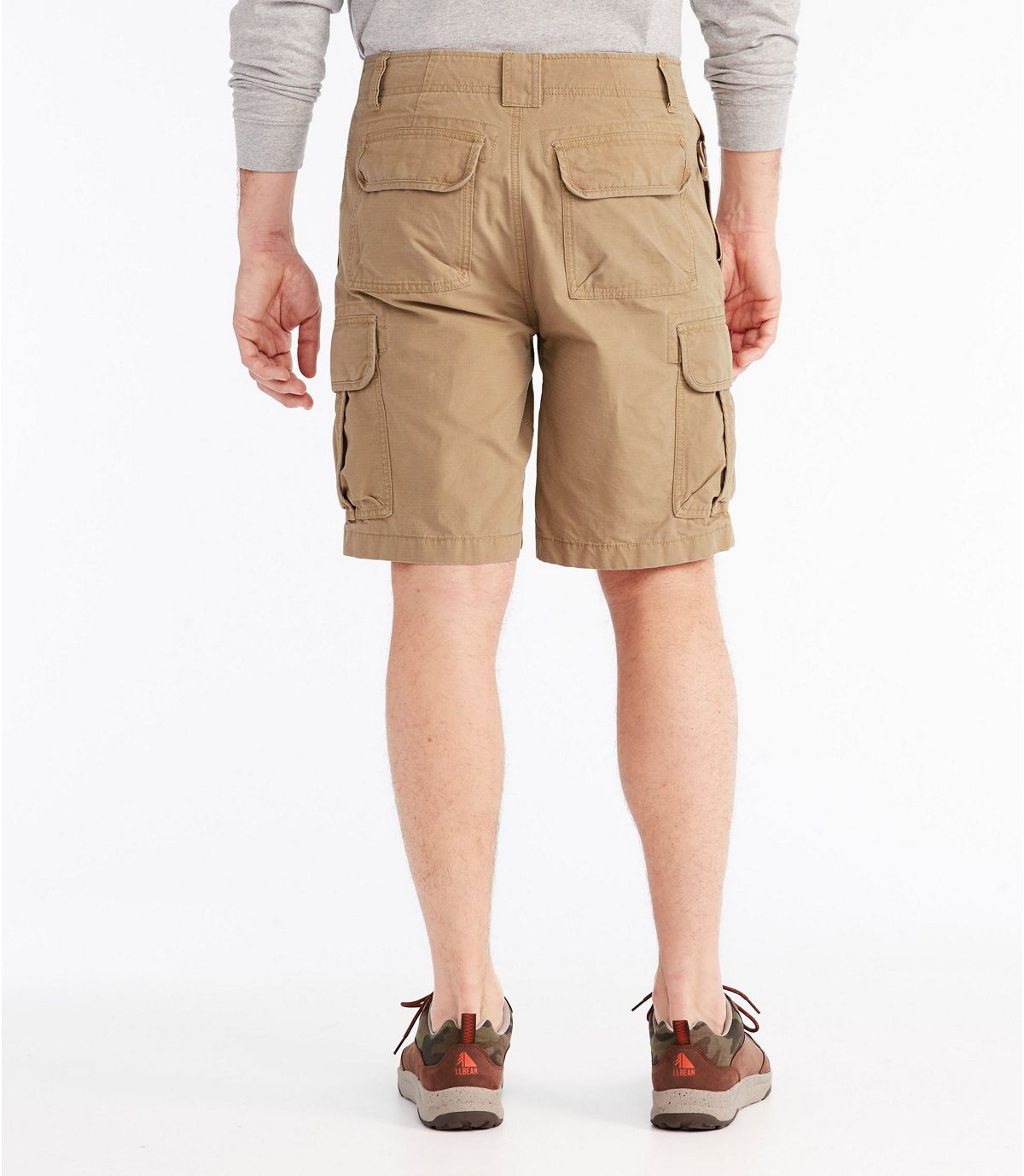 L.L.Bean Men's L.L.Bean Allagash Cargo Shorts, Natural Fit