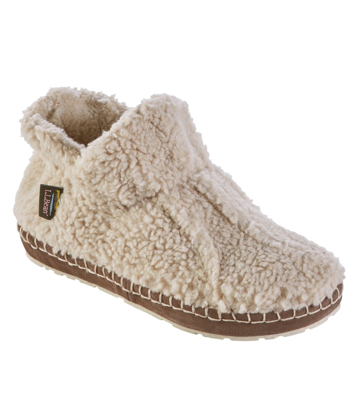 L.L.Bean Cozy Slipper Booties, Pile Fleece