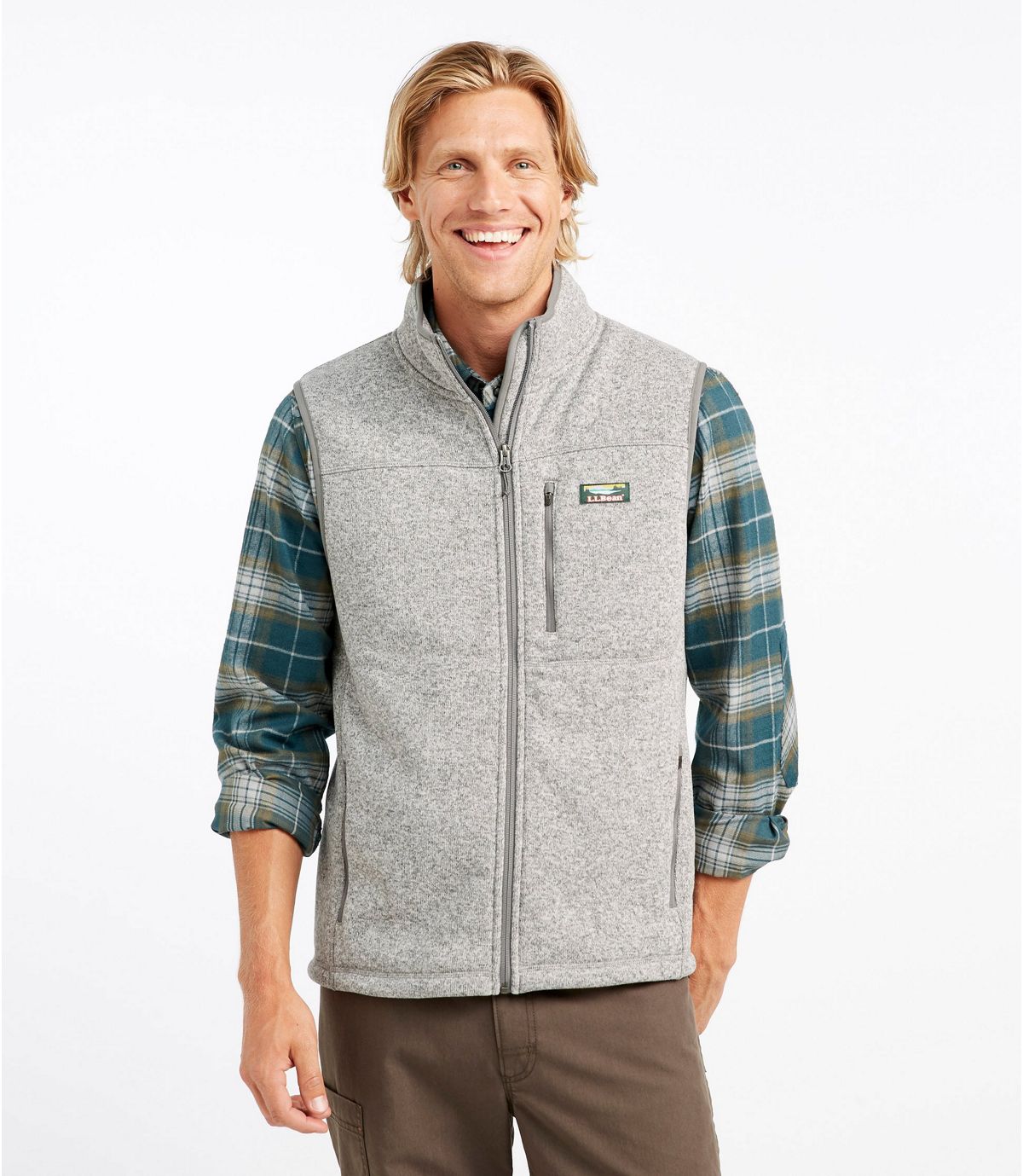 L.L.Bean Men's Bean's Sweater Fleece Vest